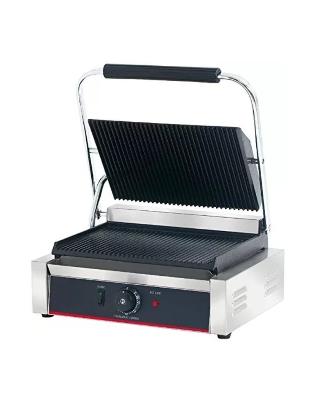 Quatrone Contact Panini Press Grill - Nonstick Cast iron - Model:HEG-811E