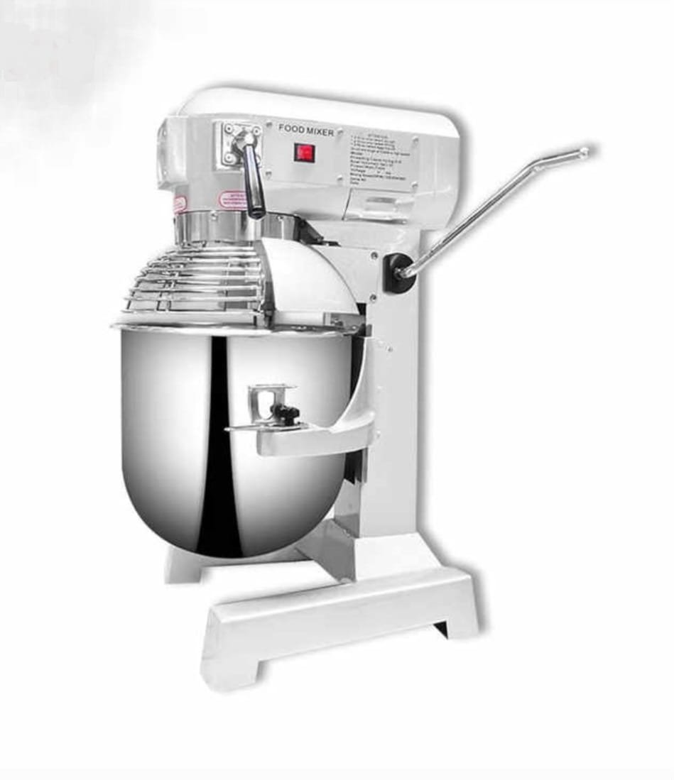 Quatrone - Heavy-Duty Planetary Dough Mixer 3-Speed With All 3-Attachments-Model:B10b