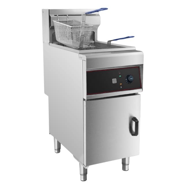 Hamoki DF-28L Single Tank Twin Basket Deep Fryer Electric Single-PH