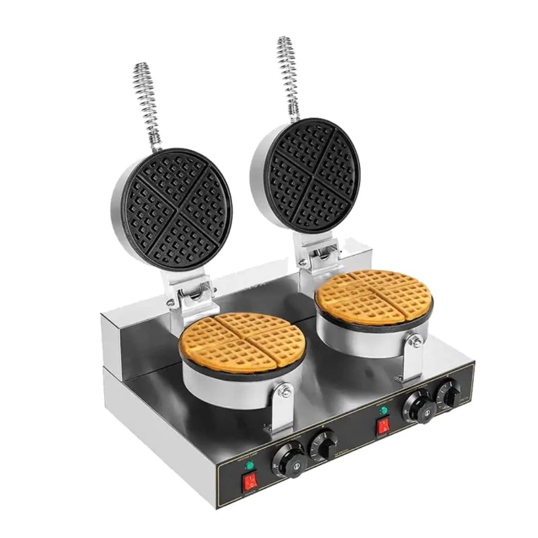 Quatrone Double Waffle Maker - Model:HWB-2