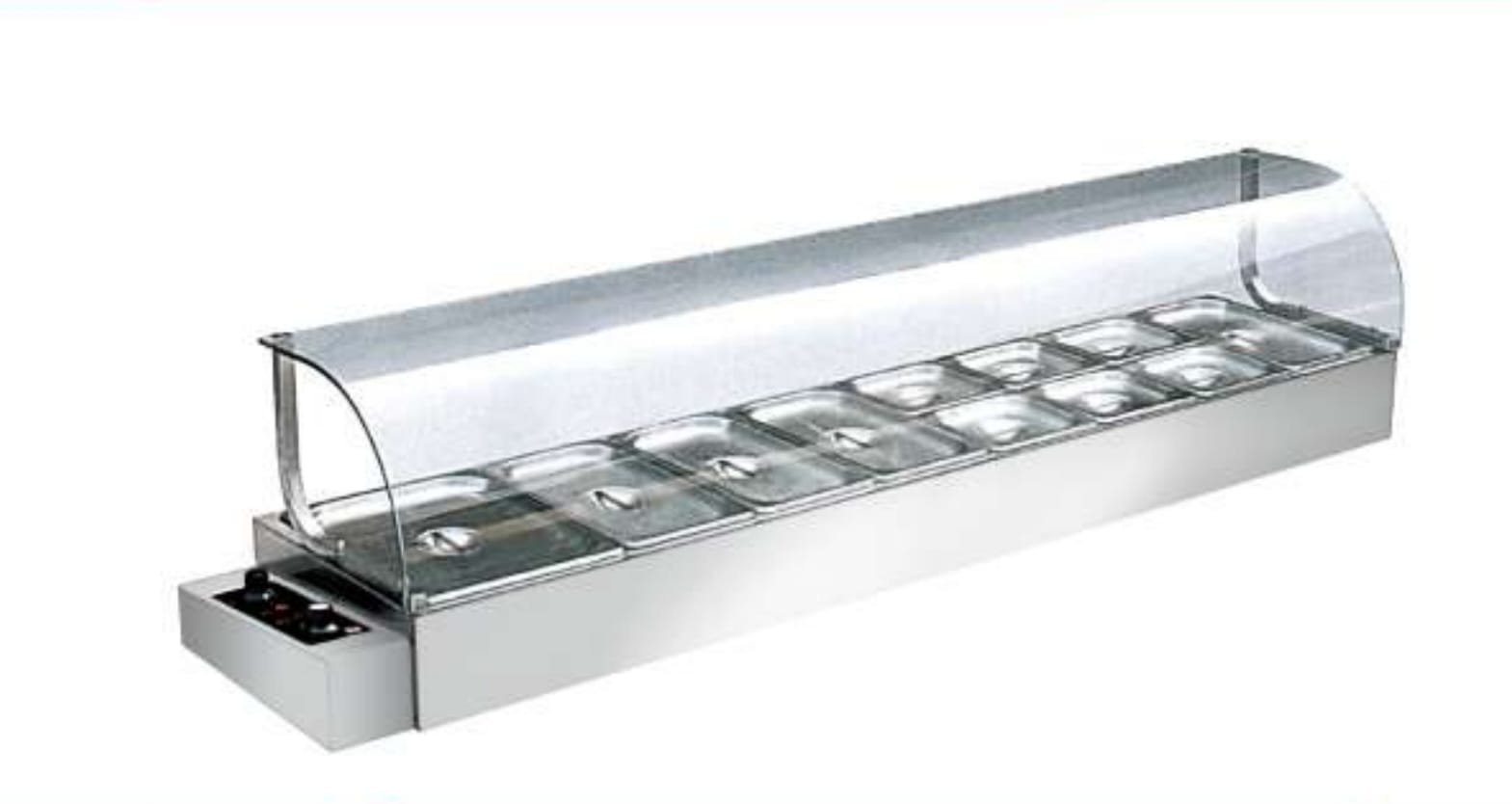 Quatrone Bain Marie Table Top Food Display Warmer – Model HBM-169